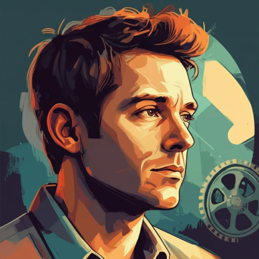 Artistic portrait of Scott Aukerman