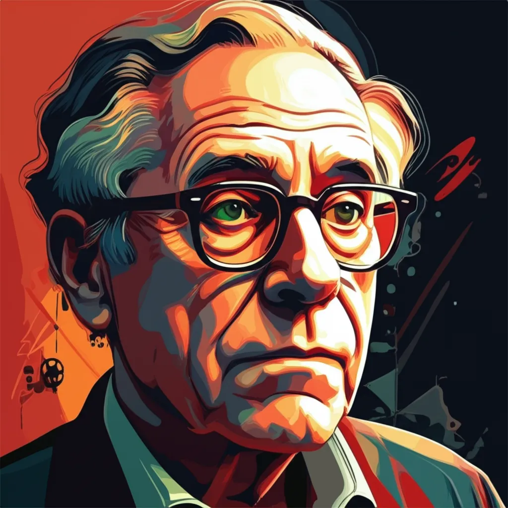 Artistic portrait of Percy Adlon