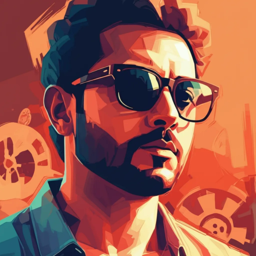 Artistic portrait of Aditya Datt