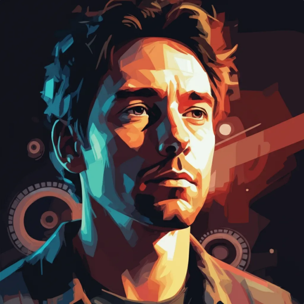 Artistic portrait of Greg Strause