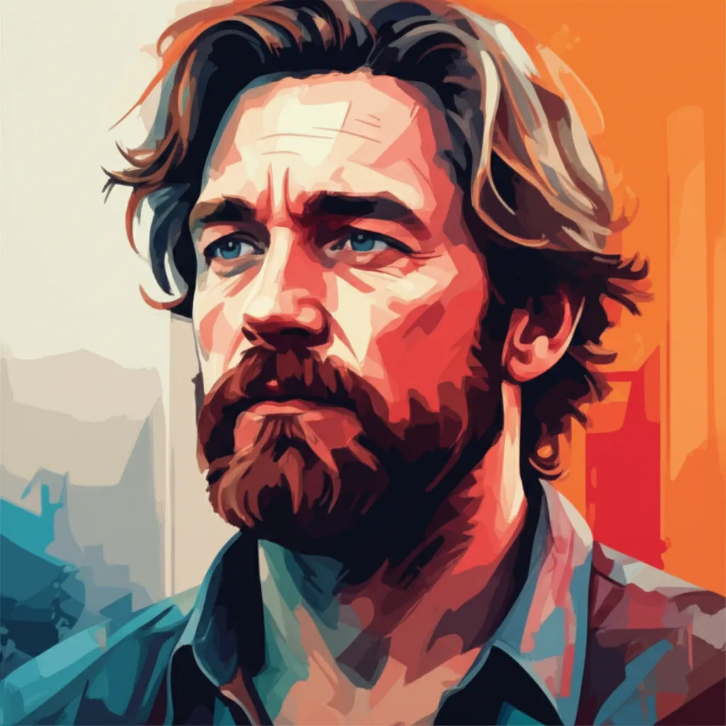 Artistic portrait of Joel Edgerton