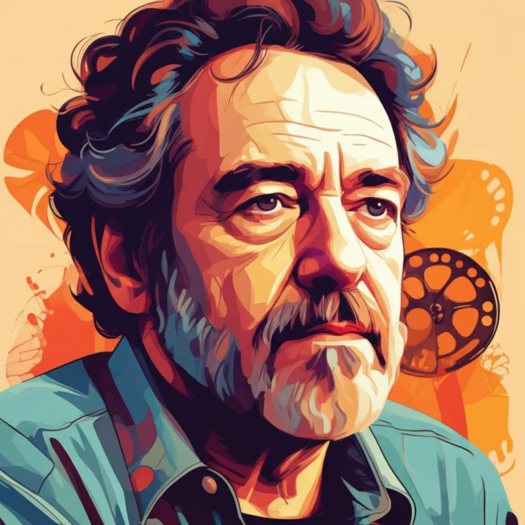 Artistic portrait of Allan Arkush