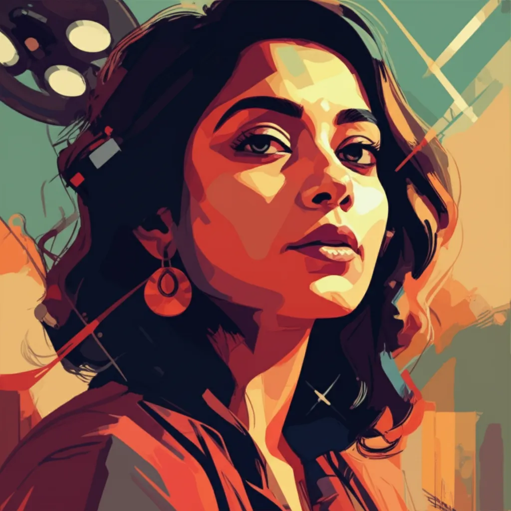 Artistic portrait of Anvita Dutt