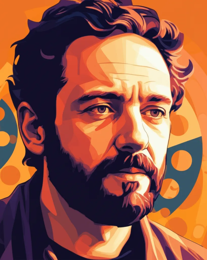 Artistic portrait of Julien Rambaldi