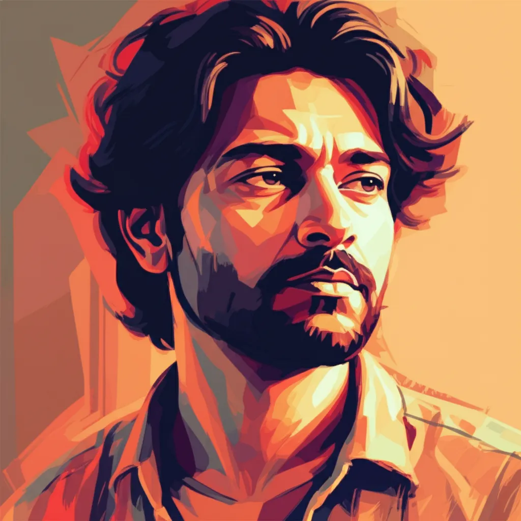 Artistic portrait of Vivek Soni