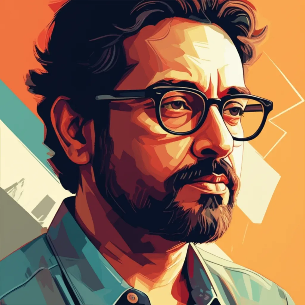 Artistic portrait of Shashanka Ghosh
