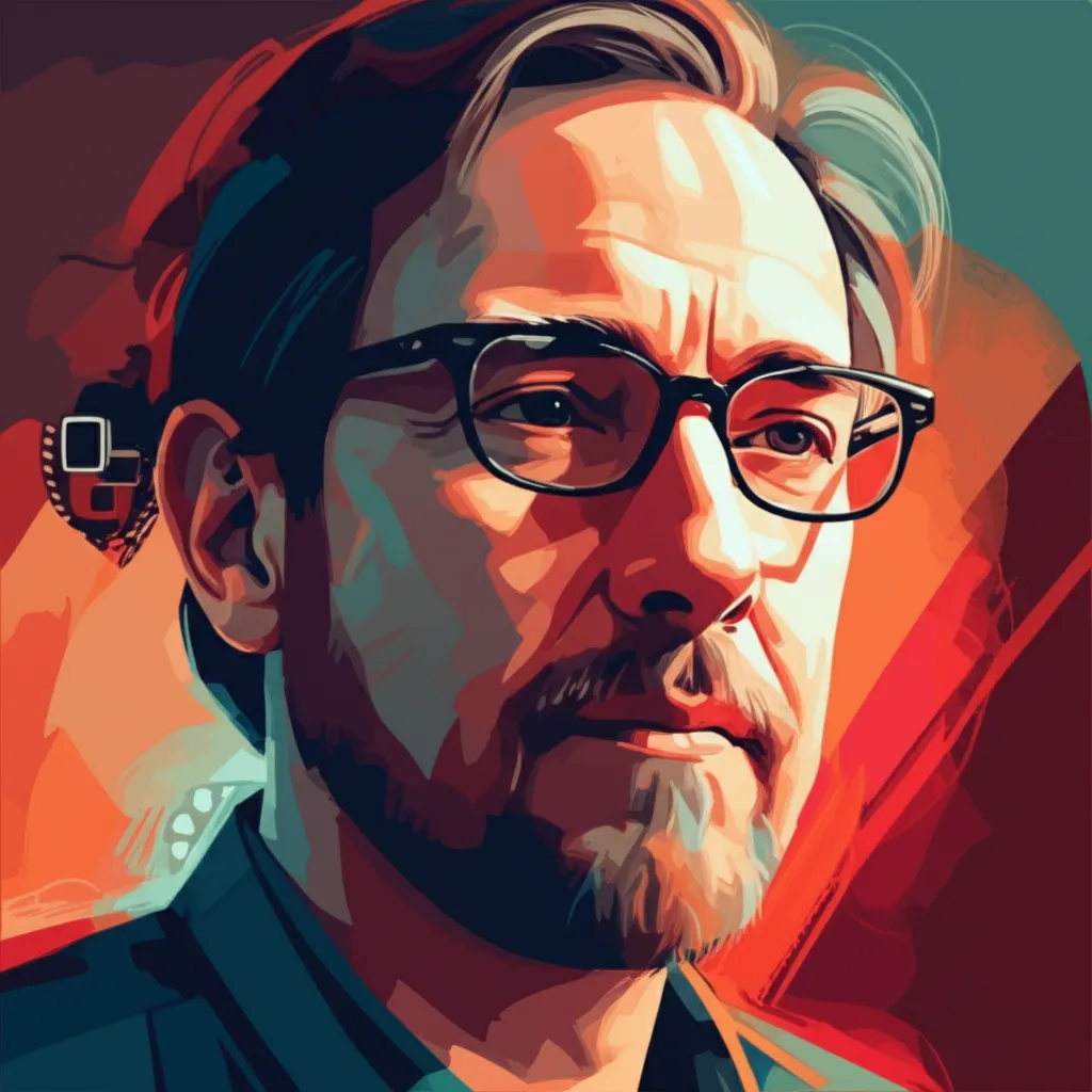 Artistic portrait of Dan Rush