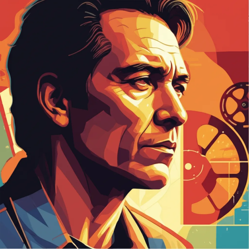 Artistic portrait of Chris Eyre