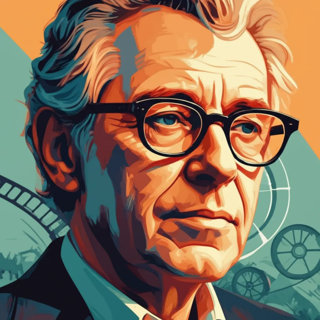 Artistic portrait of Michael Apted