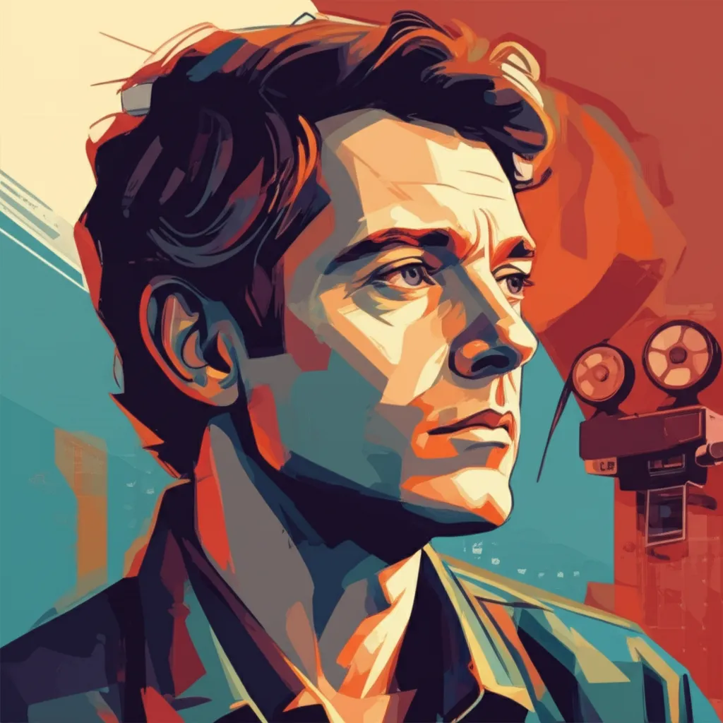 Artistic portrait of Andrew Niccol