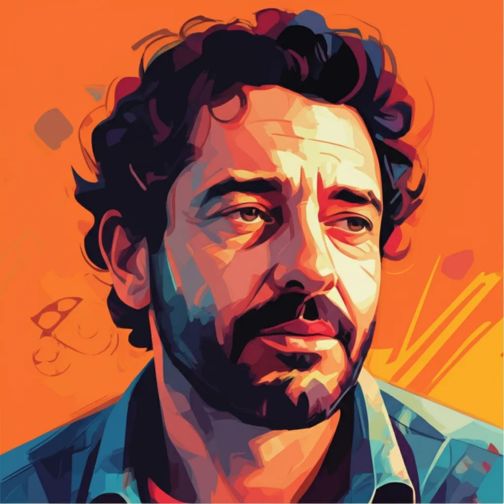 Artistic portrait of Guy Nattiv