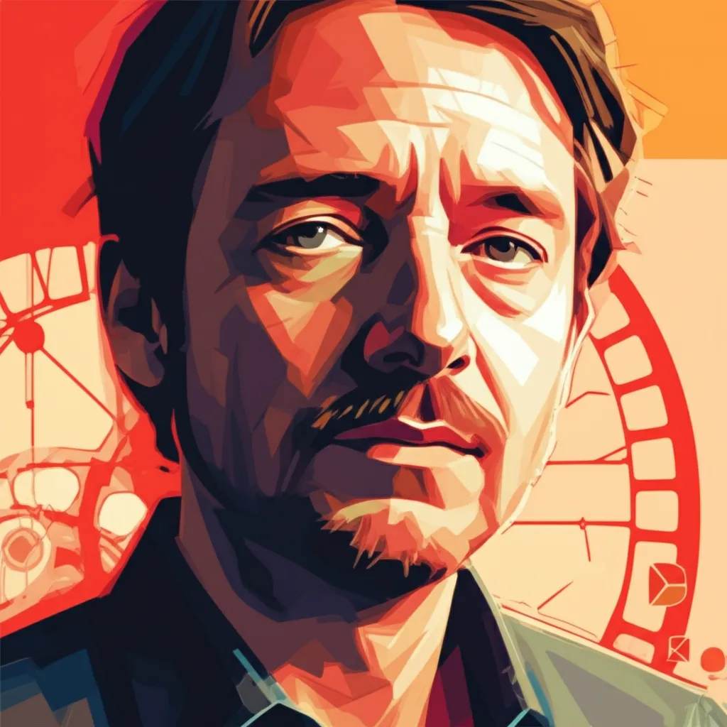 Artistic portrait of Rodrigo Cortés