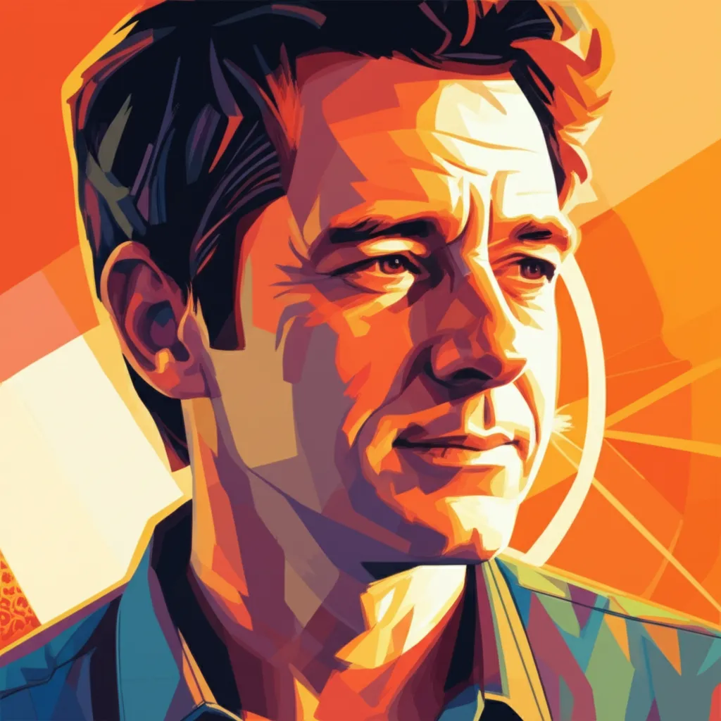 Artistic portrait of Tom McGrath