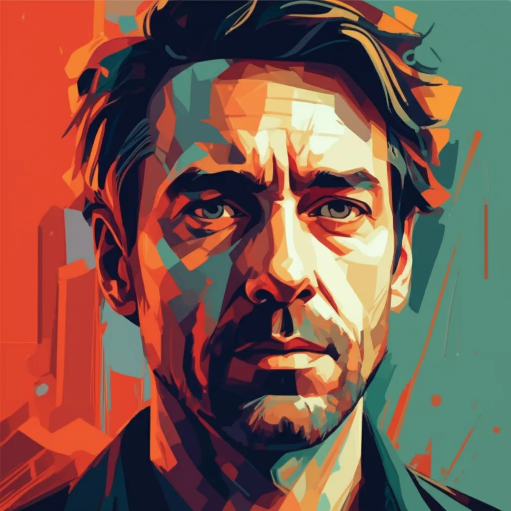 Artistic portrait of Daniel Nettheim