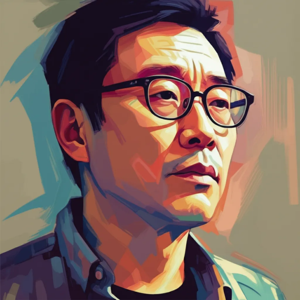 Artistic portrait of Jia Zhang-ke