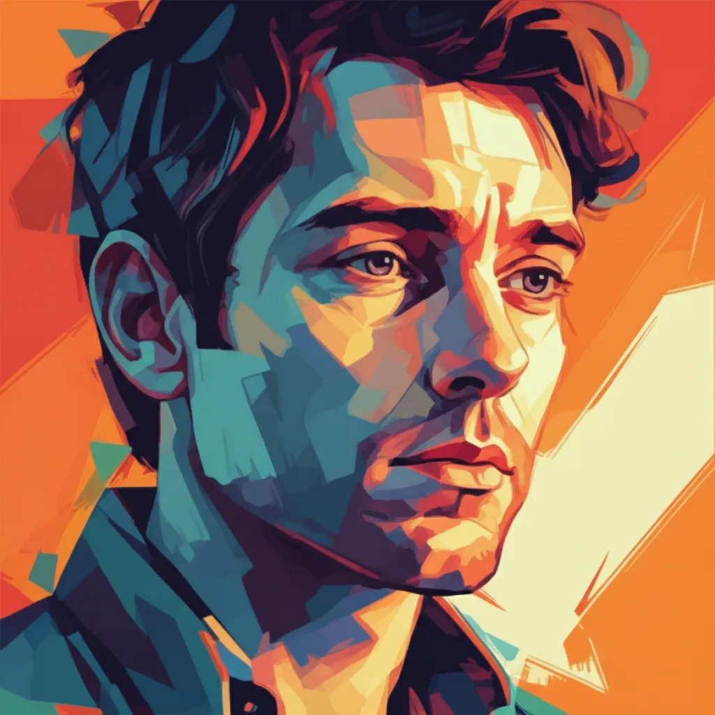 Artistic portrait of Adam Mason
