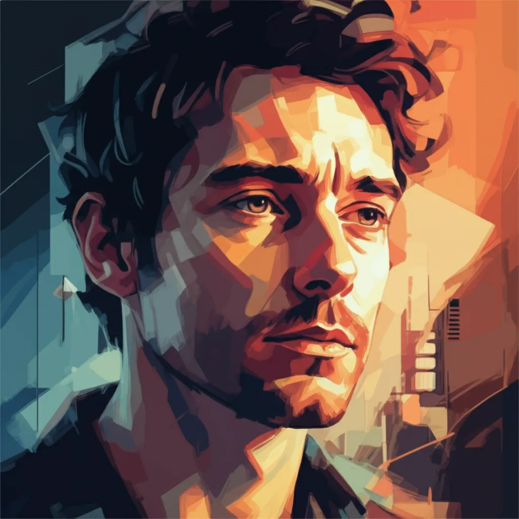 Artistic portrait of Jon Harris
