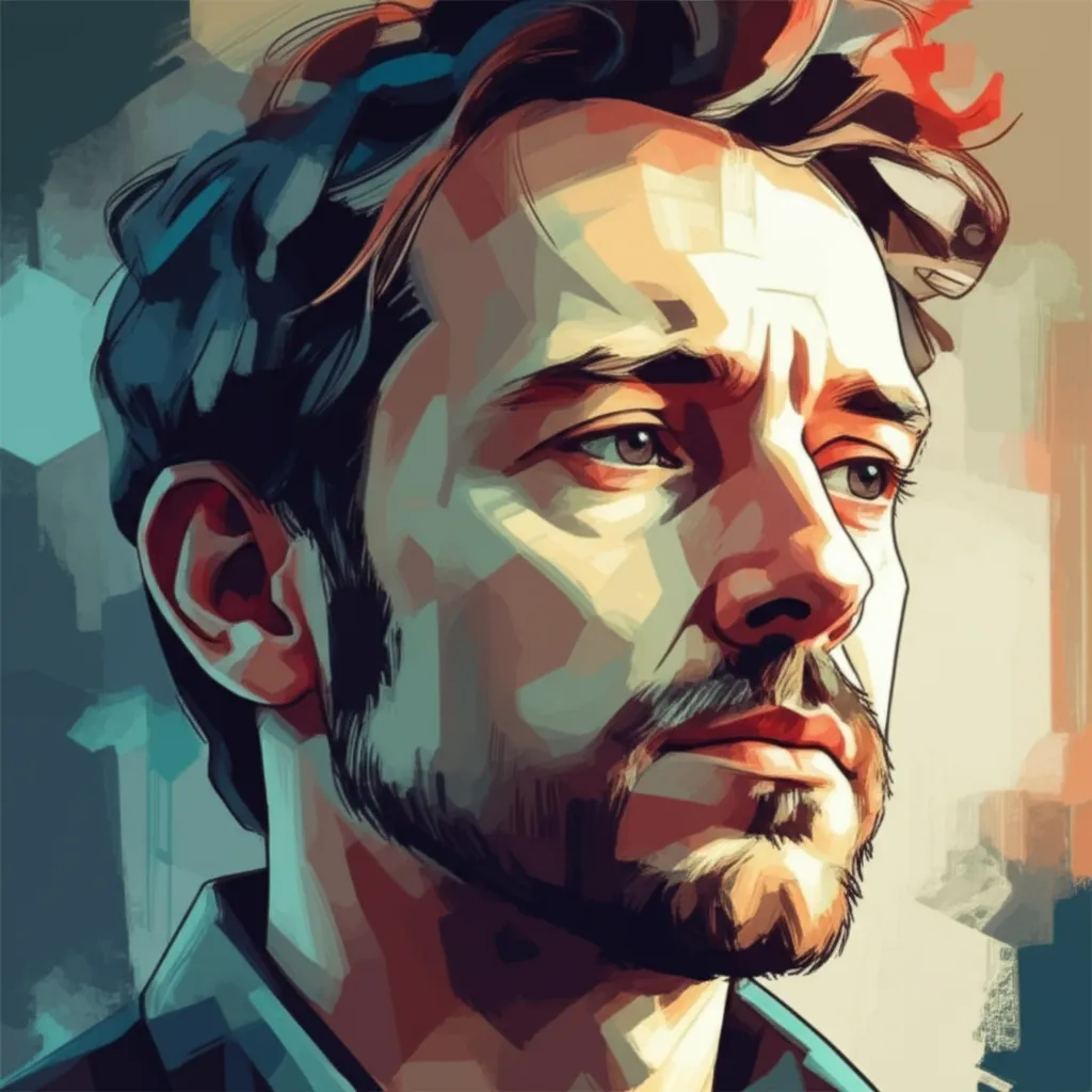 Artistic portrait of André Øvredal
