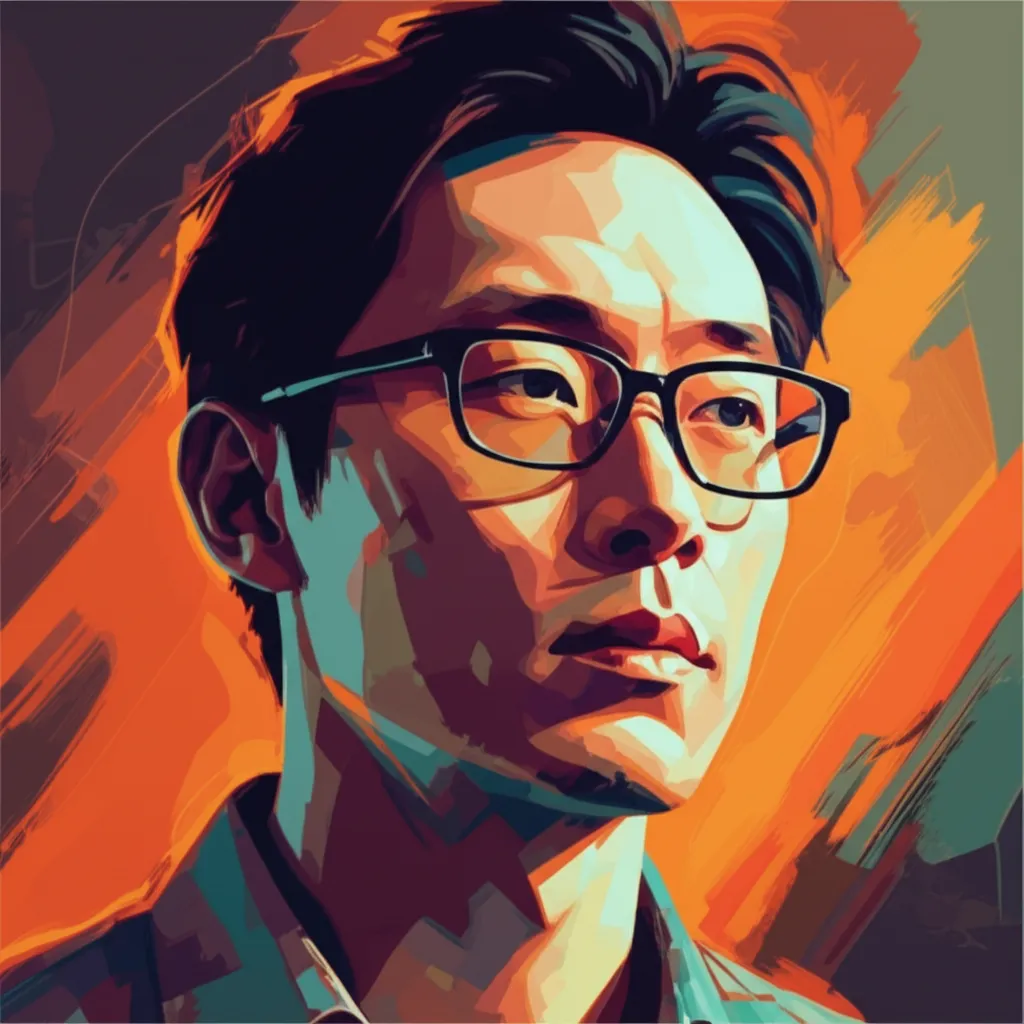 Artistic portrait of Jeff Chan