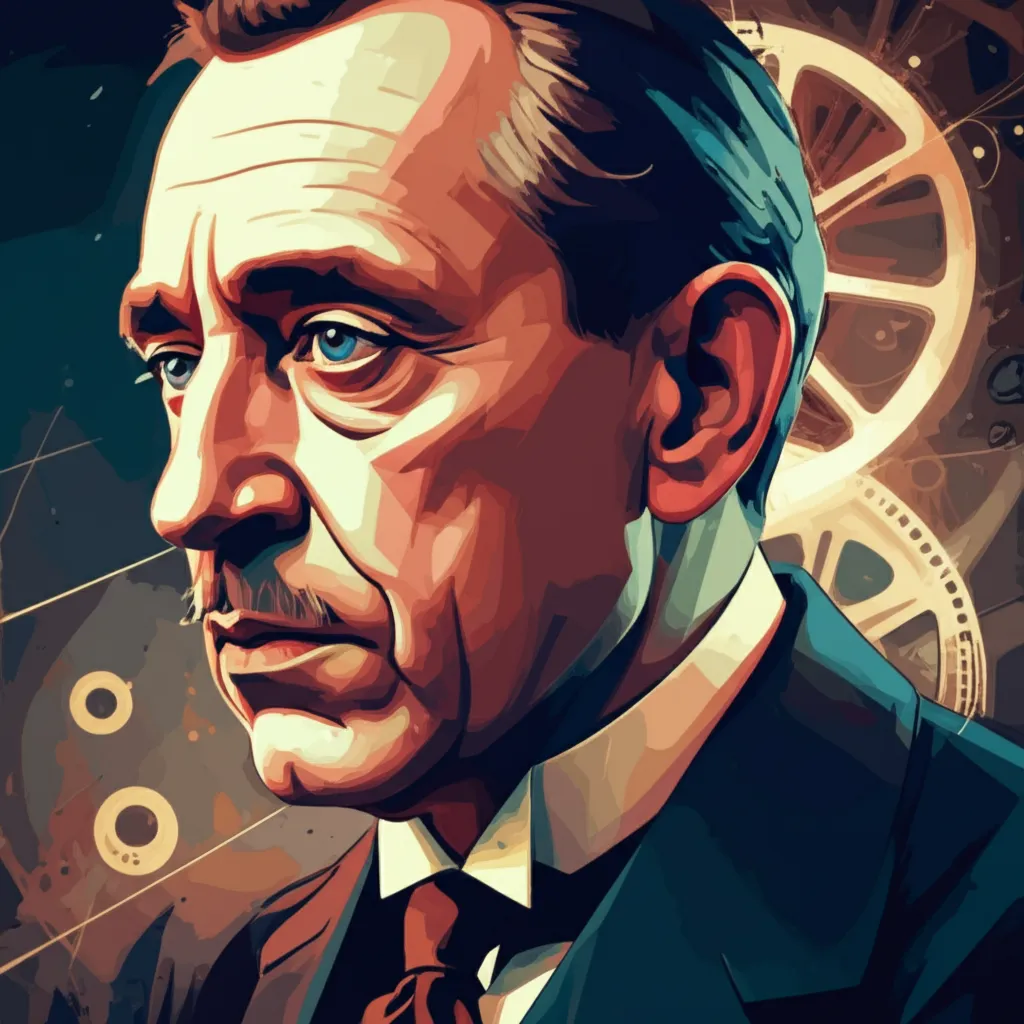 Artistic portrait of Ernst Lubitsch