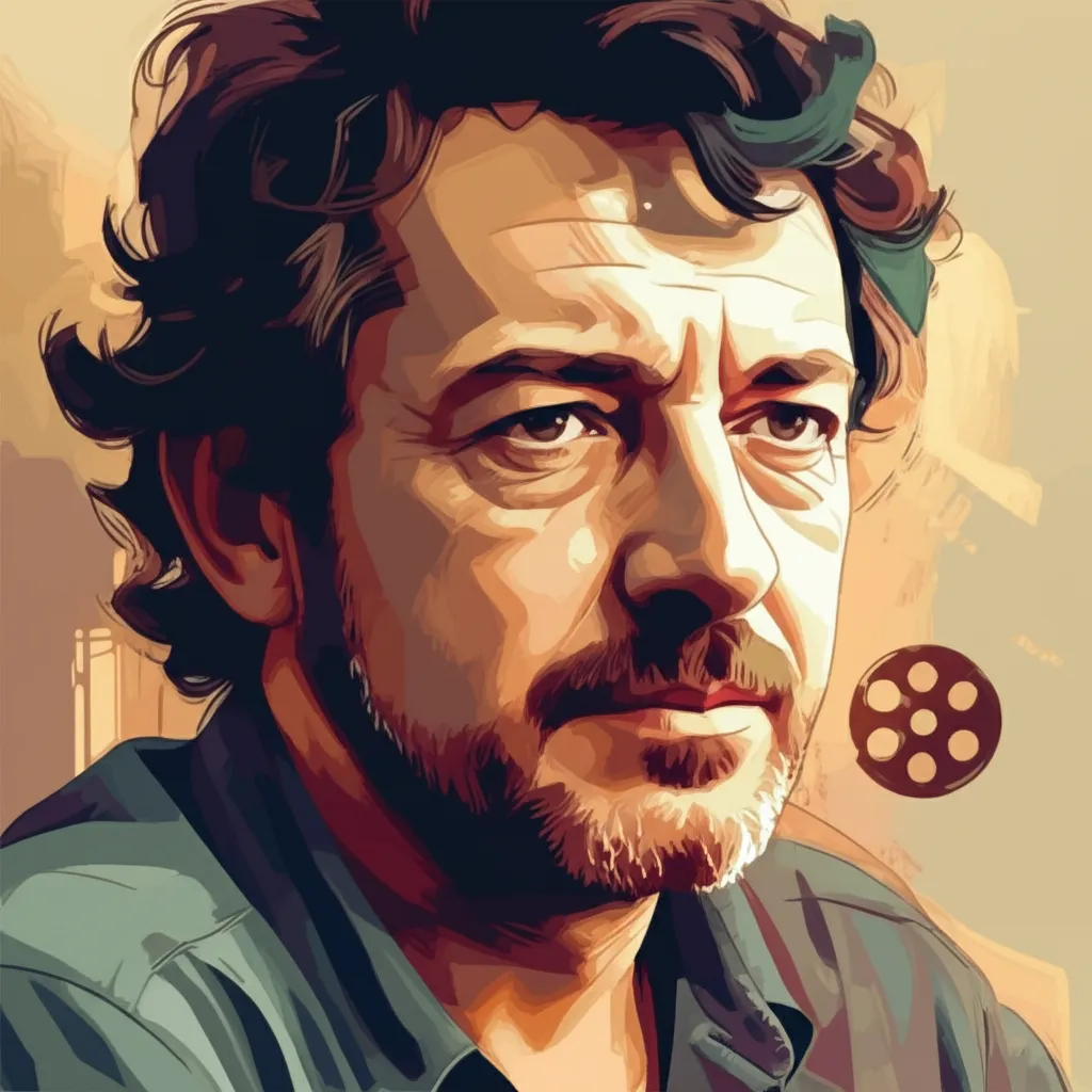Artistic portrait of Fernando León de Aranoa