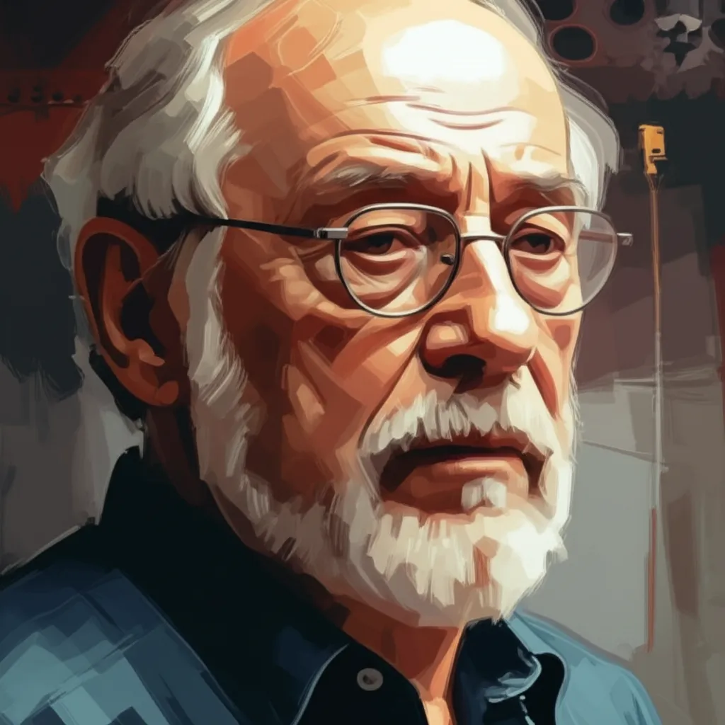 Artistic portrait of Joseph Vilsmaier