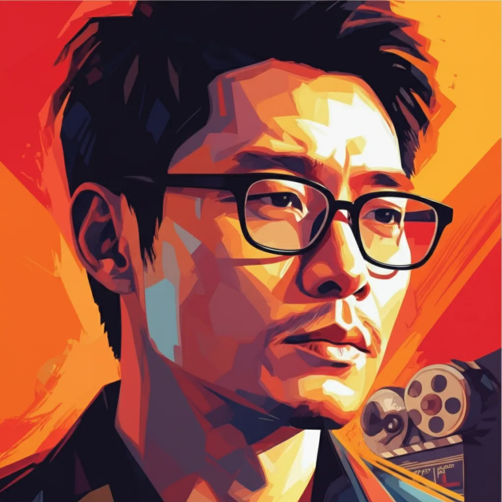 Artistic portrait of Sheng Ding