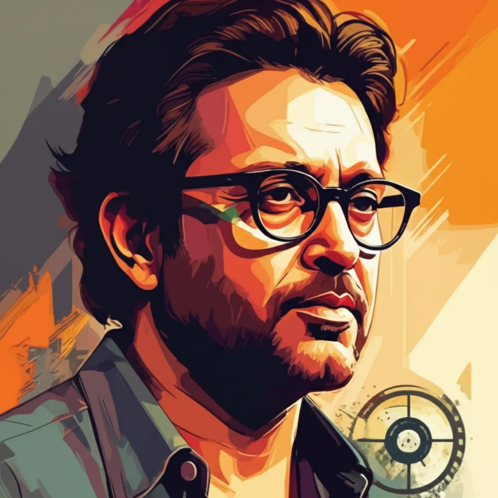 Artistic portrait of Rakesh Roshan