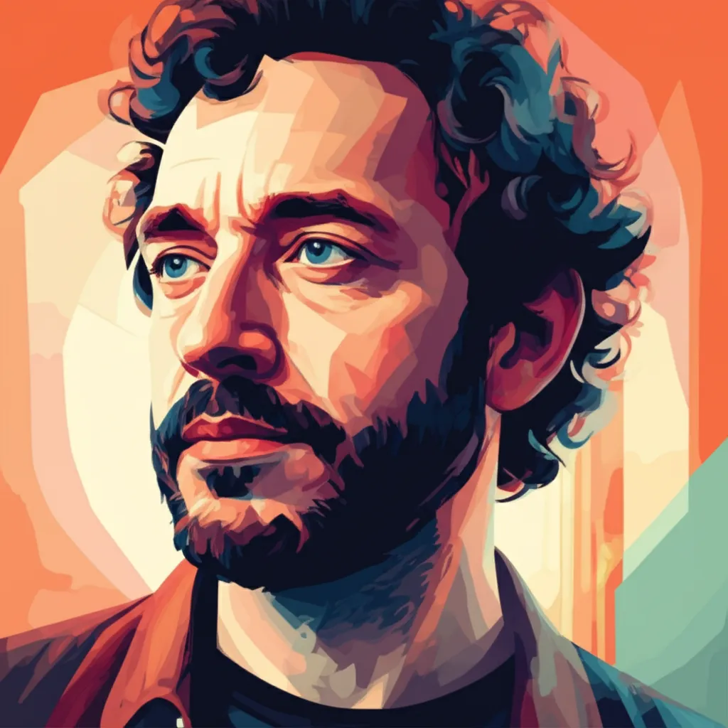 Artistic portrait of Stéphane Foenkinos
