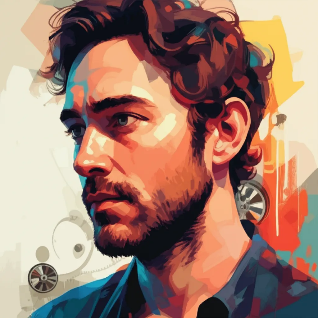 Artistic portrait of Adam Nee