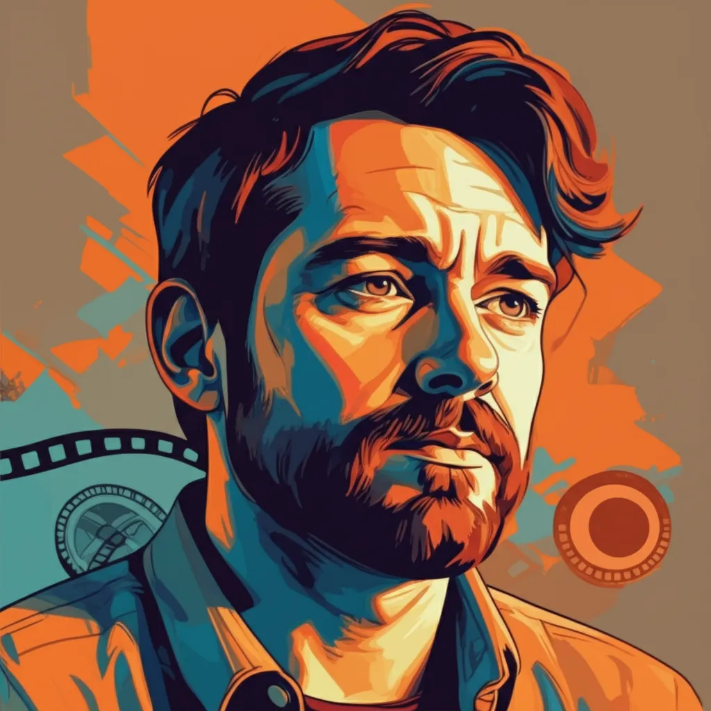 Artistic portrait of Abe Forsythe