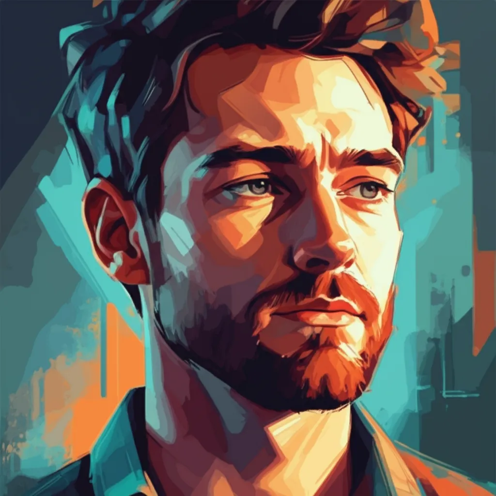 Artistic portrait of Andrew Patterson