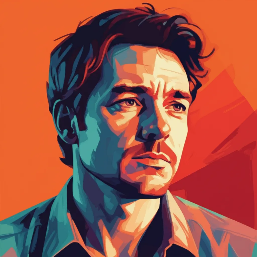 Artistic portrait of Grant Harvey