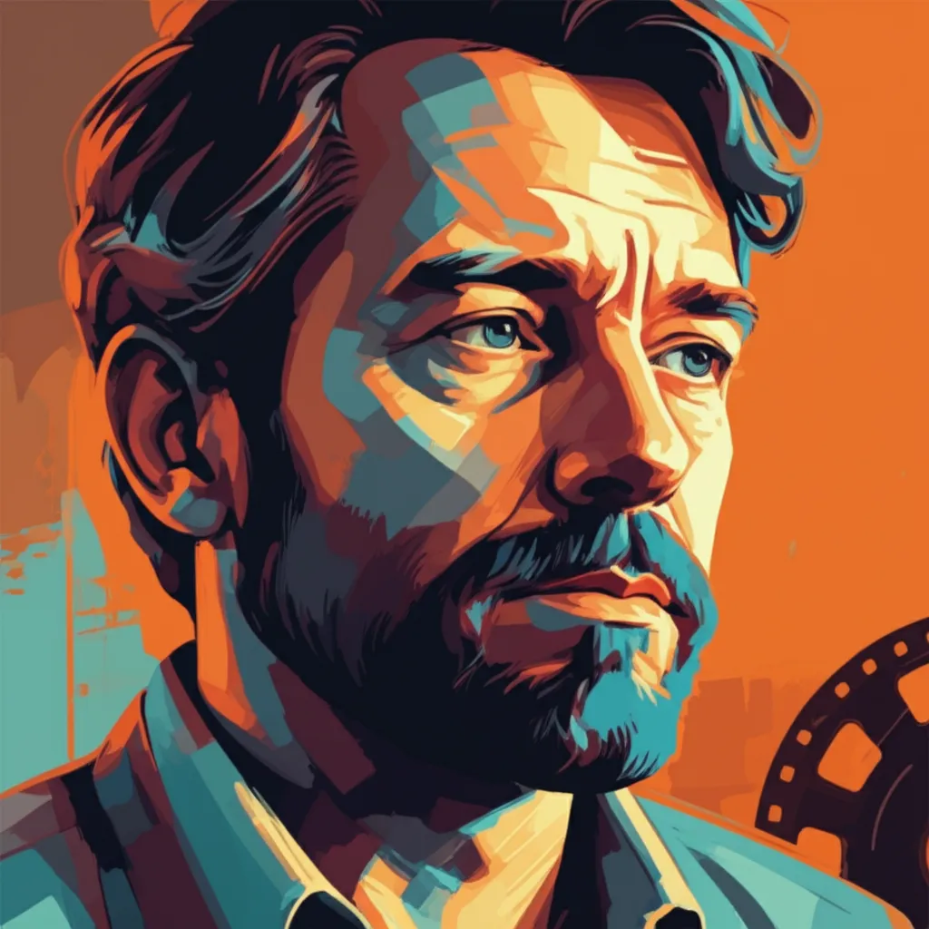 Artistic portrait of John Sanford