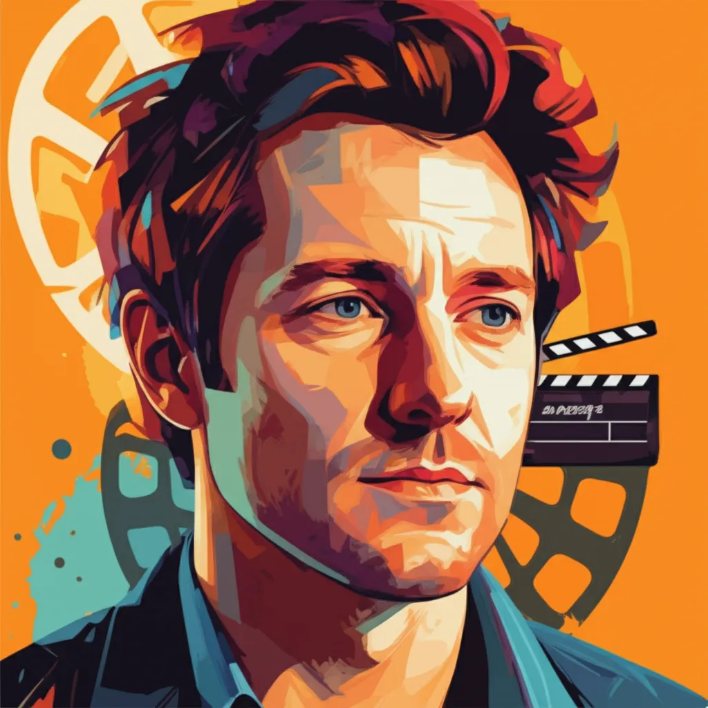 Artistic portrait of Josh Radnor