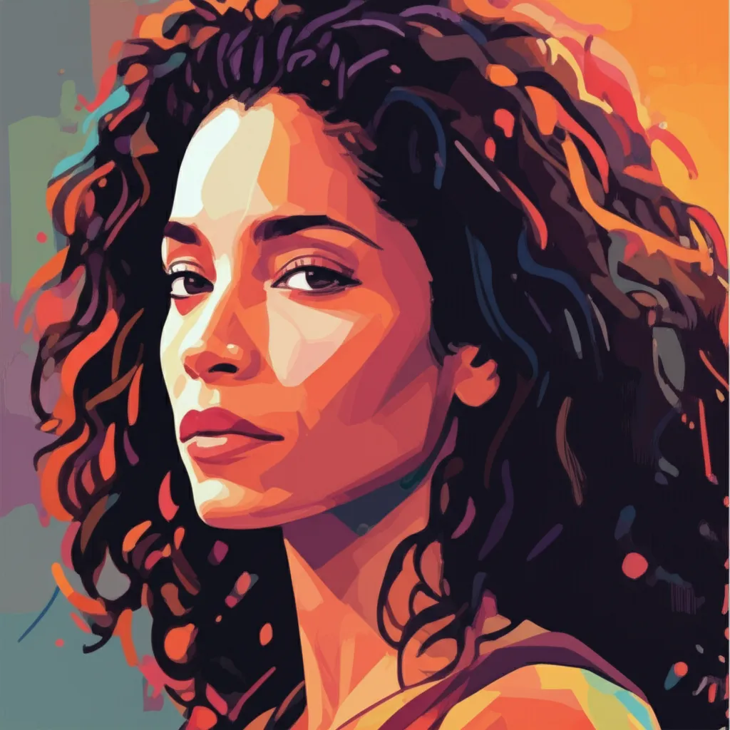 Artistic portrait of Lisa Bonet