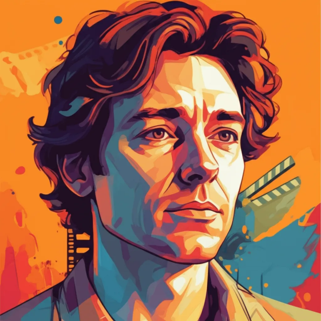 Artistic portrait of Andrew Fleming