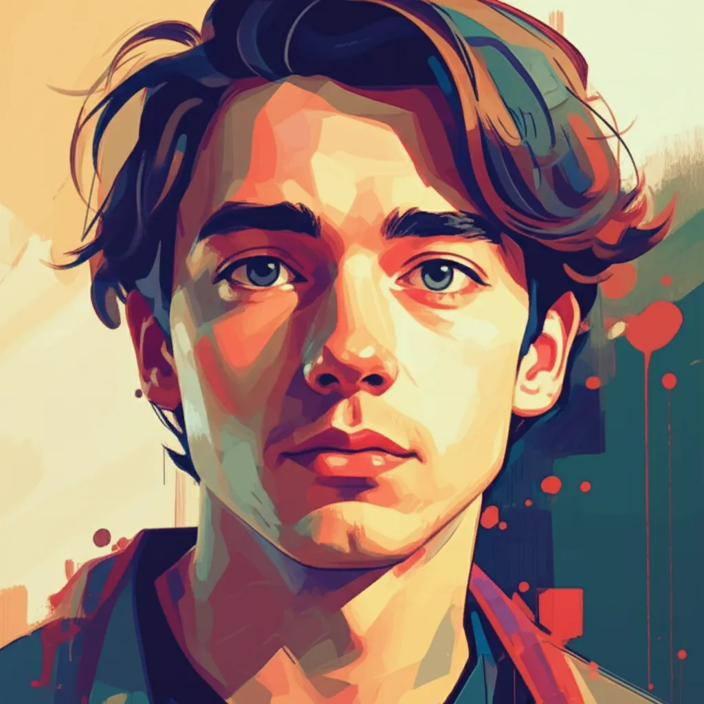 Artistic portrait of Jacob Chase