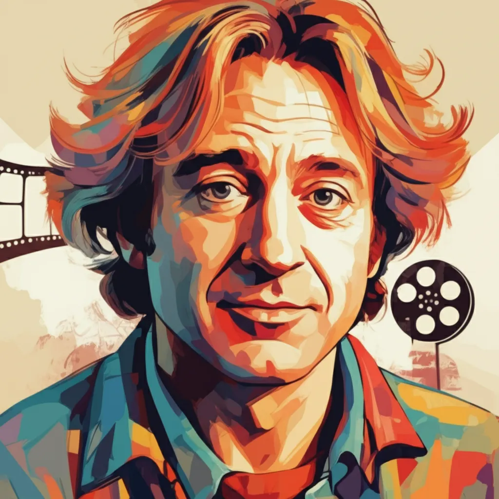 Artistic portrait of Gene Wilder