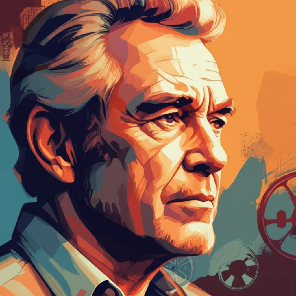 Artistic portrait of Buddy Van Horn