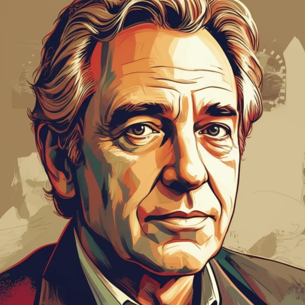 Artistic portrait of Glenn Gordon Caron