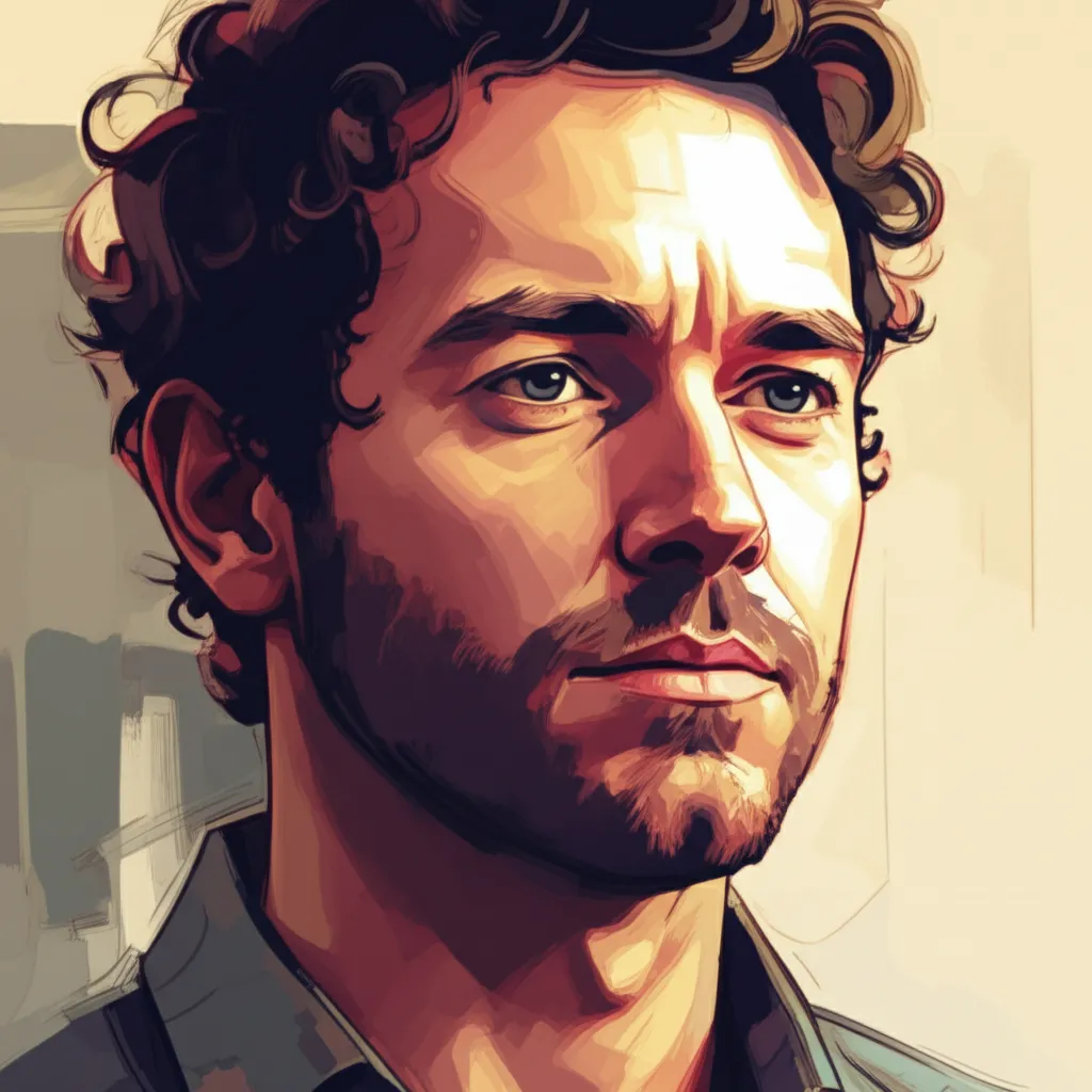 Artistic portrait of Jeremy Rush