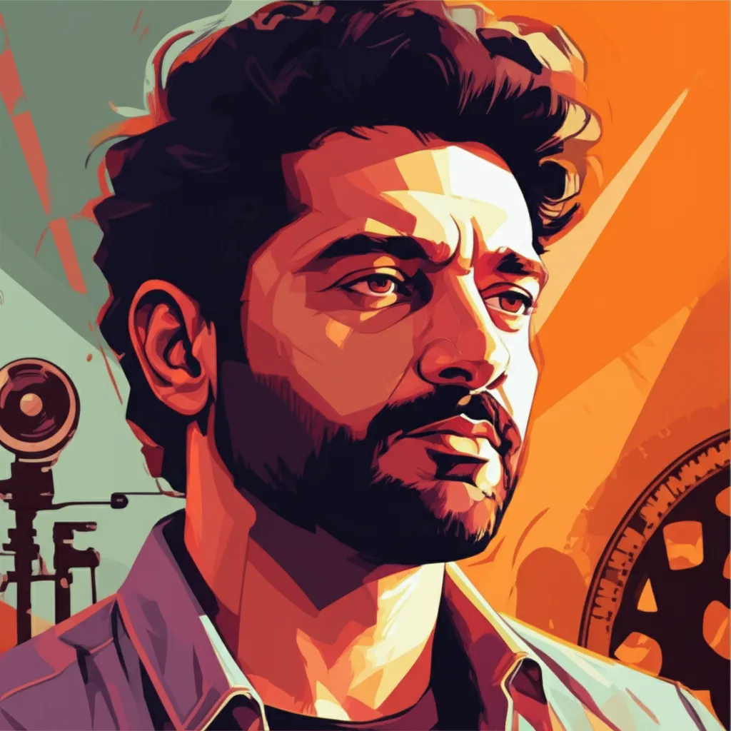Artistic portrait of Ali Abbas Zafar