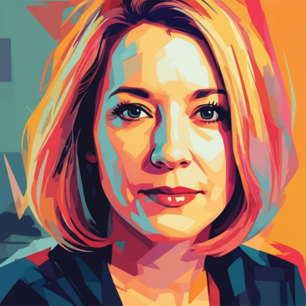 Artistic portrait of Claire Scanlon