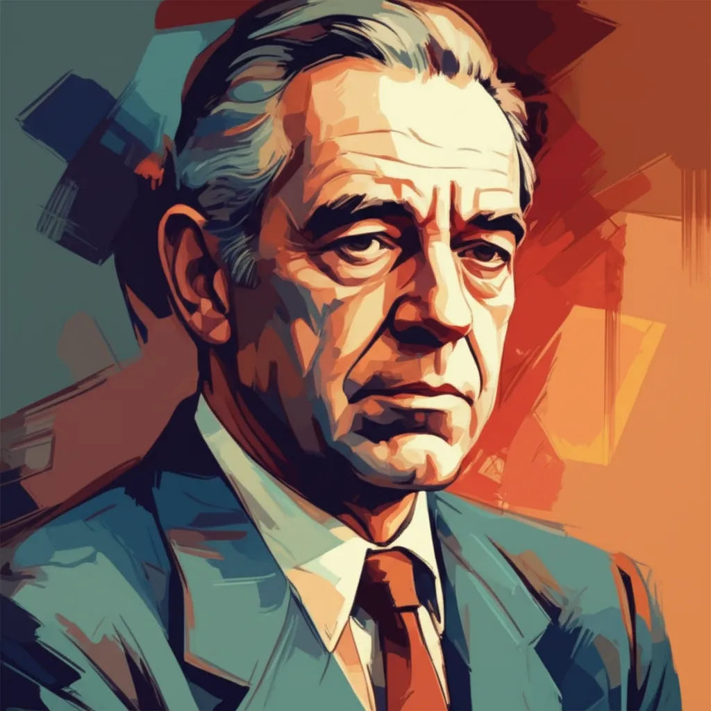 Artistic portrait of Richard Quine