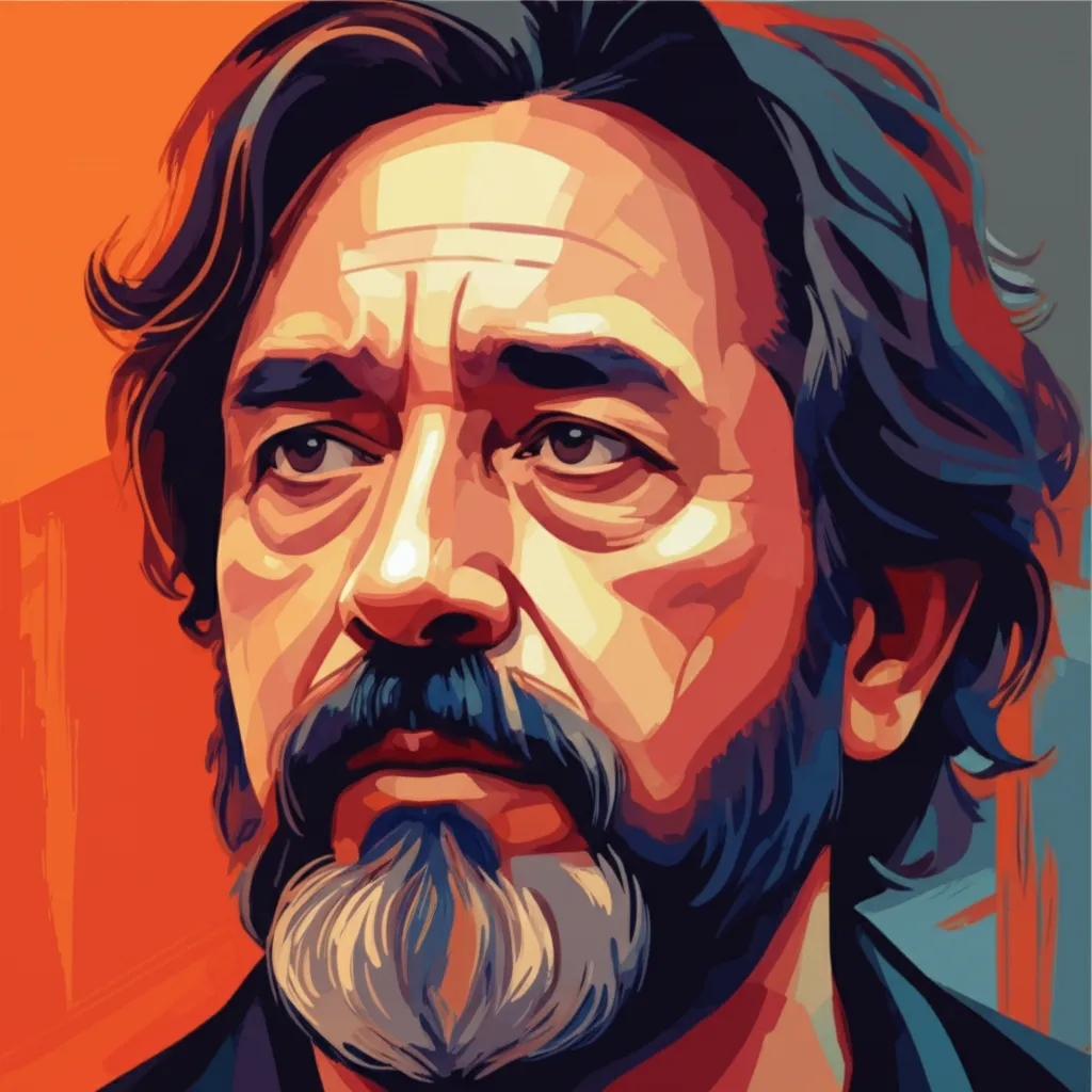 Artistic portrait of Guillermo Arriaga