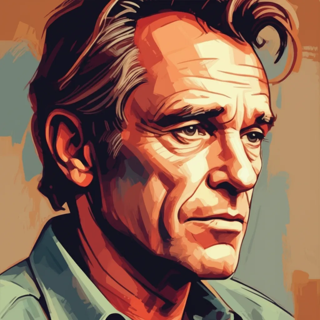 Artistic portrait of Dennis Hopper