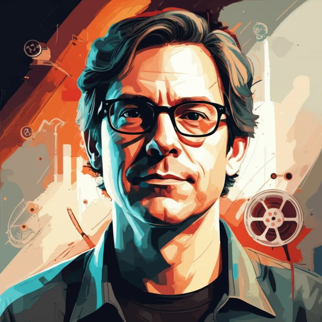 Artistic portrait of Steve Oedekerk