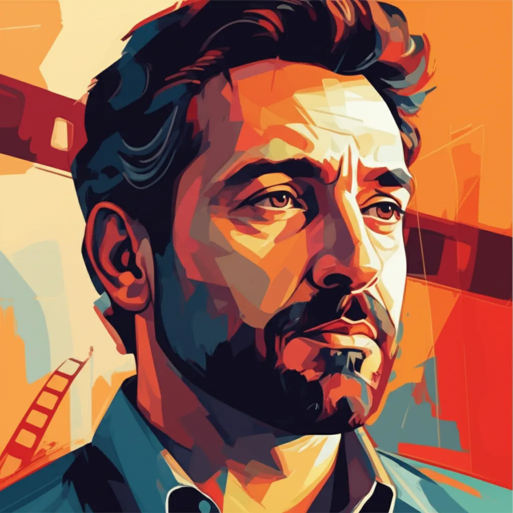 Artistic portrait of Babak Najafi