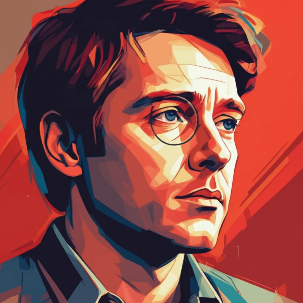 Artistic portrait of Simon J. Smith